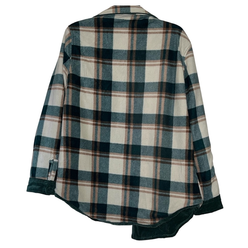 Love Tree•Reversible Plaid & Green Utility Jacket - Picture 15 of 15